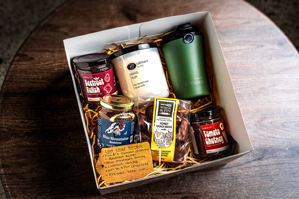 Love Local gift hamper perfect for corporate gifts, team celebrations and special occasions from the Blue Mountains