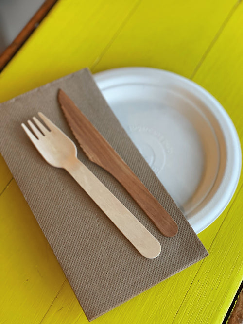 biopack disposable tableware for catering, events, parties and corporate catering in Sydney and the Blue Mountains