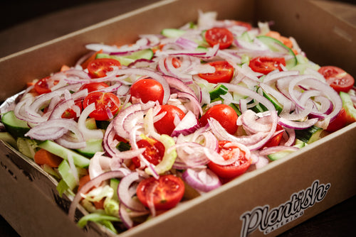 Healthy and colourful Classic Garden Salad for team gatherings, celebrations, or casual office catering delivery in Sydney and the Blue Mountains