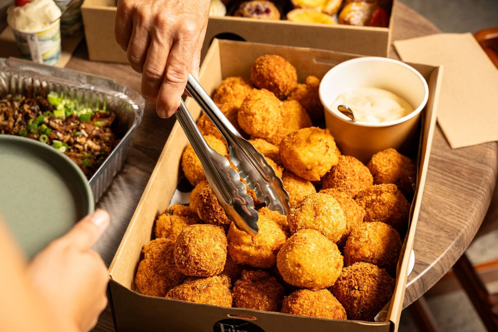 hot finger food arancini for office catering, events, and parties in Sydney and the Blue Mountains