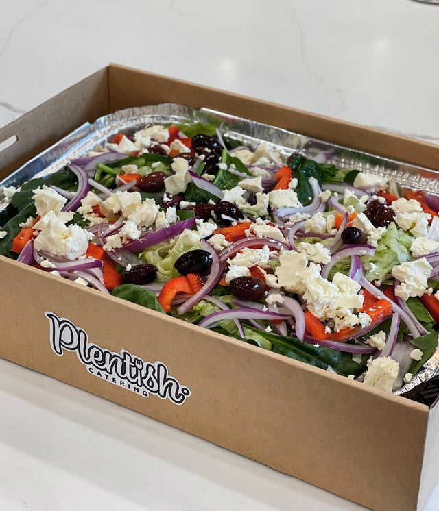 Fresh Greek Salad for team lunches, celebrations, and shared grazing platters delivery in the Blue Mountains and Sydney
